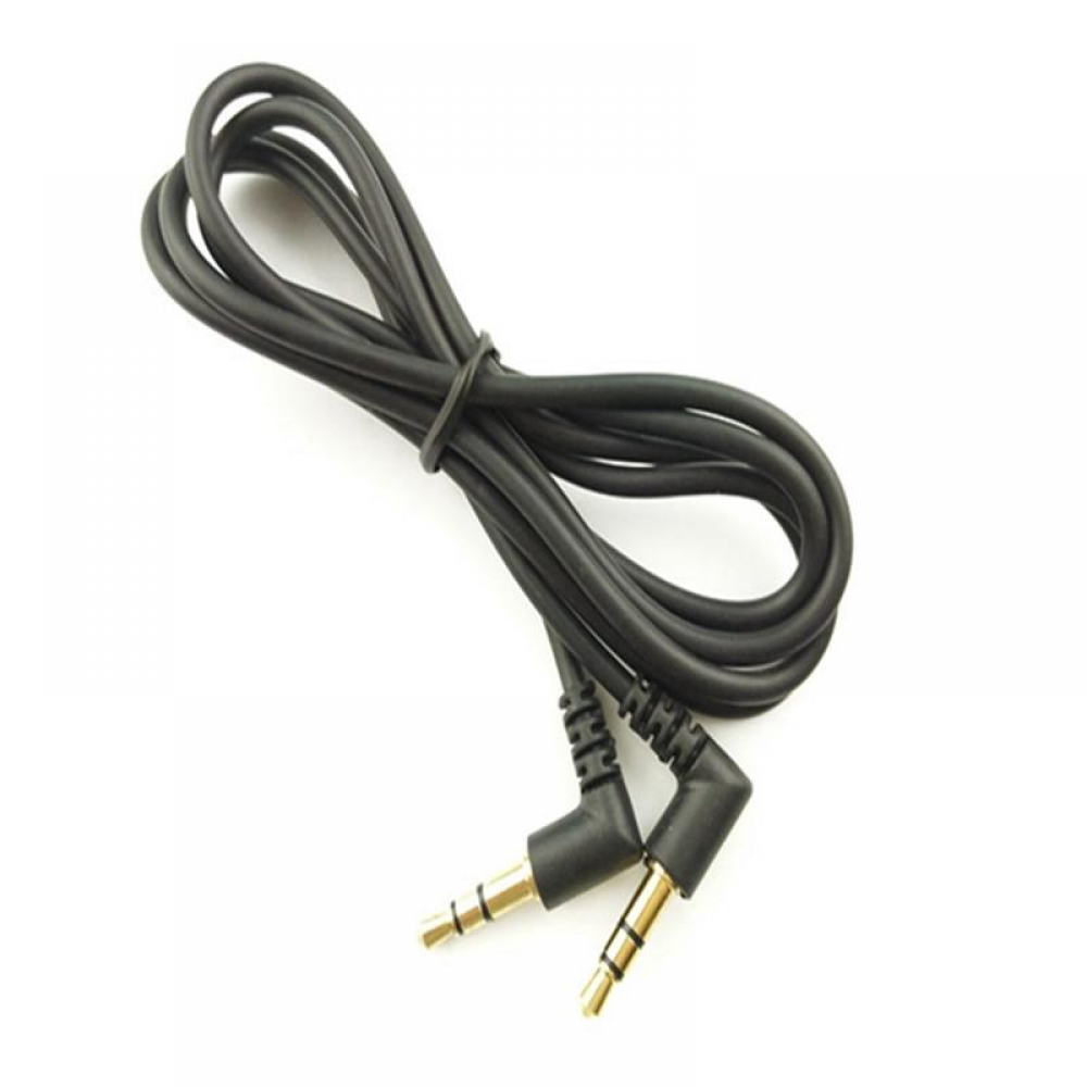 0.5m 3.5mm Plug Aux Audio Cable Right Angle Male To Male Headphone Extension Cable Wire