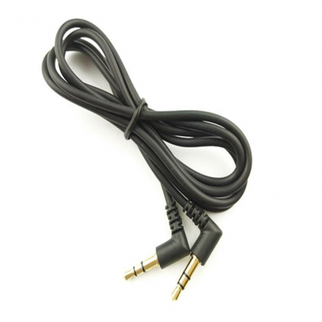 0.5m 3.5mm Plug Aux Audio Cable Right Angle Male To Male Headphone Extension Cable Wire