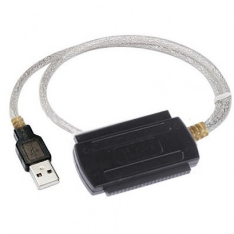 USB 2.0 to IDE & SATA Cable , EU Plug, Cable Length: approx 70cm