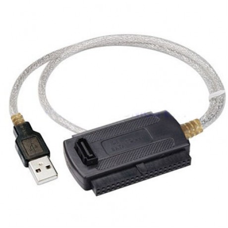 USB 2.0 to IDE & SATA Cable , US Plug, Cable Length: approx 70cm