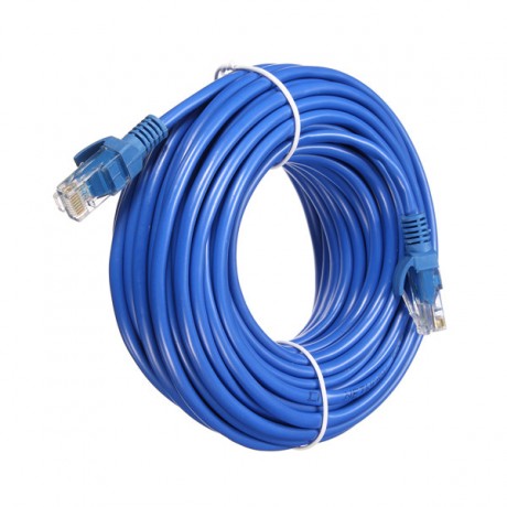 15m Blue Cat5 65FT RJ45 Ethernet Cable For Cat5e Cat5 RJ45 Internet Network LAN Cable Connector