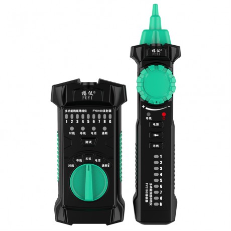  FY8169 Multi-function Network Cable Tester Line Finder Detector Telephone Cable Anti-interference