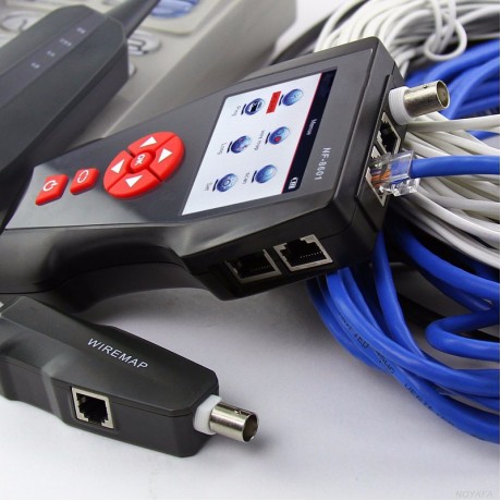 New NF-8601 Multi-functional Network Cable Tester LCD Cable length Tester Breakpoint Tester