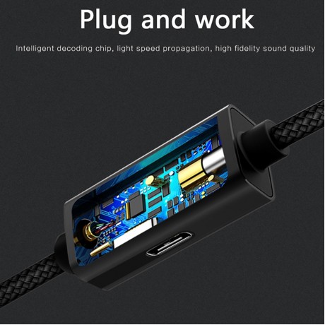 X-level Multi-function 8 Pin Charging Cable Audio Cable, Length: 1m (Black)