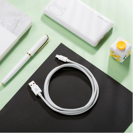 Teclast 1.2m USB to 8 Pin Fast Charging Cable Data Cable (White)