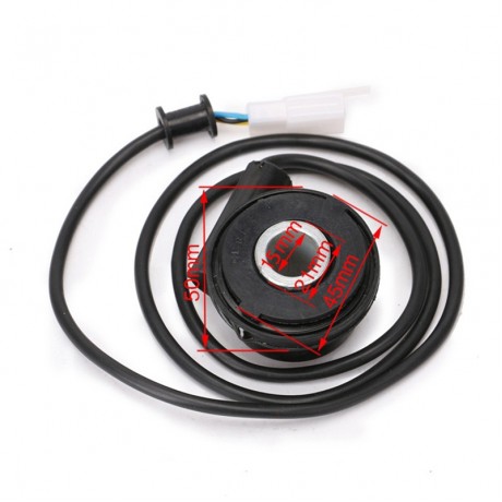 Speedpark Motorcycle Speedometer Cable Sensor Case Digital Odometer Accessories Cable Length: 80cm