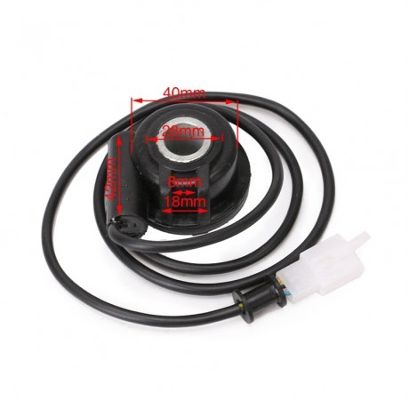 Speedpark Motorcycle Speedometer Cable Sensor Case Digital Odometer Accessories Cable Length: 80cm