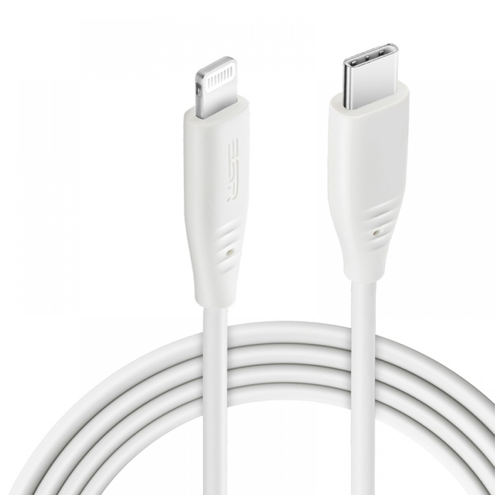 USB / Type-C to 8pin PD Cable Data Sync Charging Cable, Length: 1m (White)