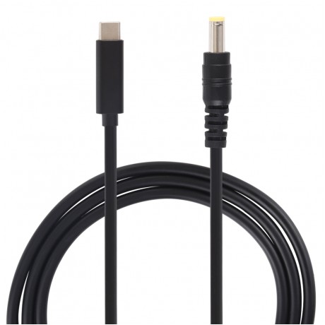 USB-C / Type-C to 5.5×2.5mm Laptop Power Charging Cable, Cable Length: about 1.5m