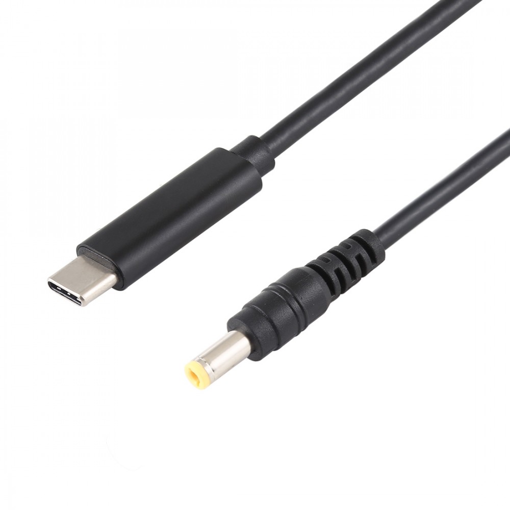 USB-C / Type-C to 5.5×2.5mm Laptop Power Charging Cable, Cable Length: about 1.5m