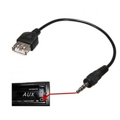 3.5mm Car AUX USB Audio Cable Trainborn MP3 Adapter Cable Adapter