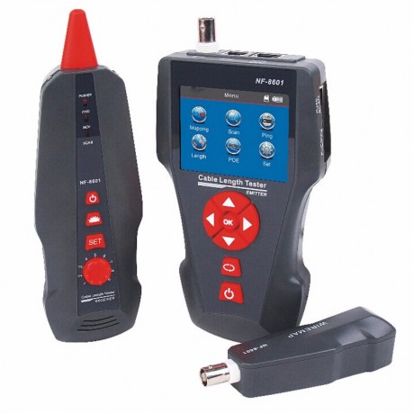 New NF-8601 Multi-functional Network Cable Tester LCD Cable length Tester Breakpoint Tester