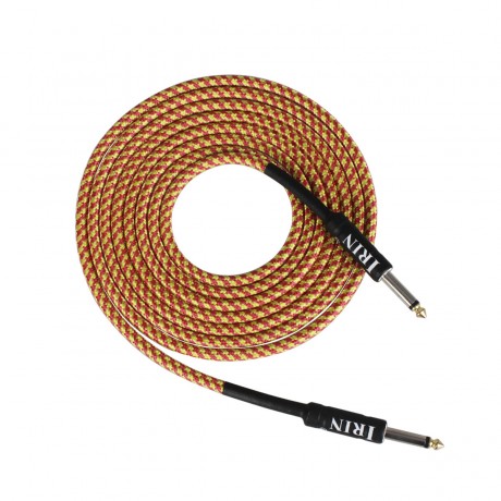  3 Meter Durable Guitar Cable for Electric Guitar Amplifier 6.35mm Cable Cord