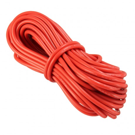 DANIU 10 Meter Red Silicone Wire Cable 10/12/14/16/18/20/22AWG Flexible Cable