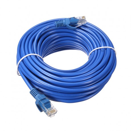 15m Blue Cat5 65FT RJ45 Ethernet Cable For Cat5e Cat5 RJ45 Internet Network LAN Cable Connector